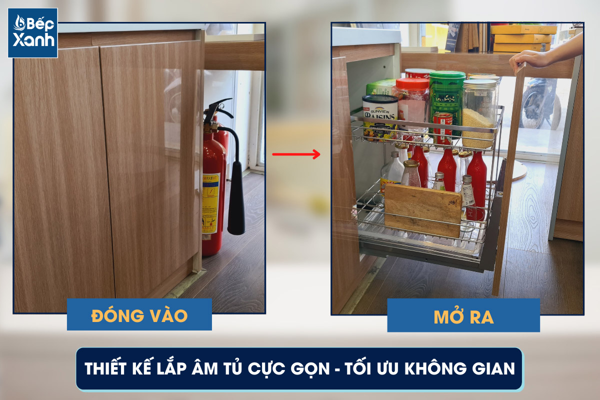 Giá gia vị Eurogold lắp âm