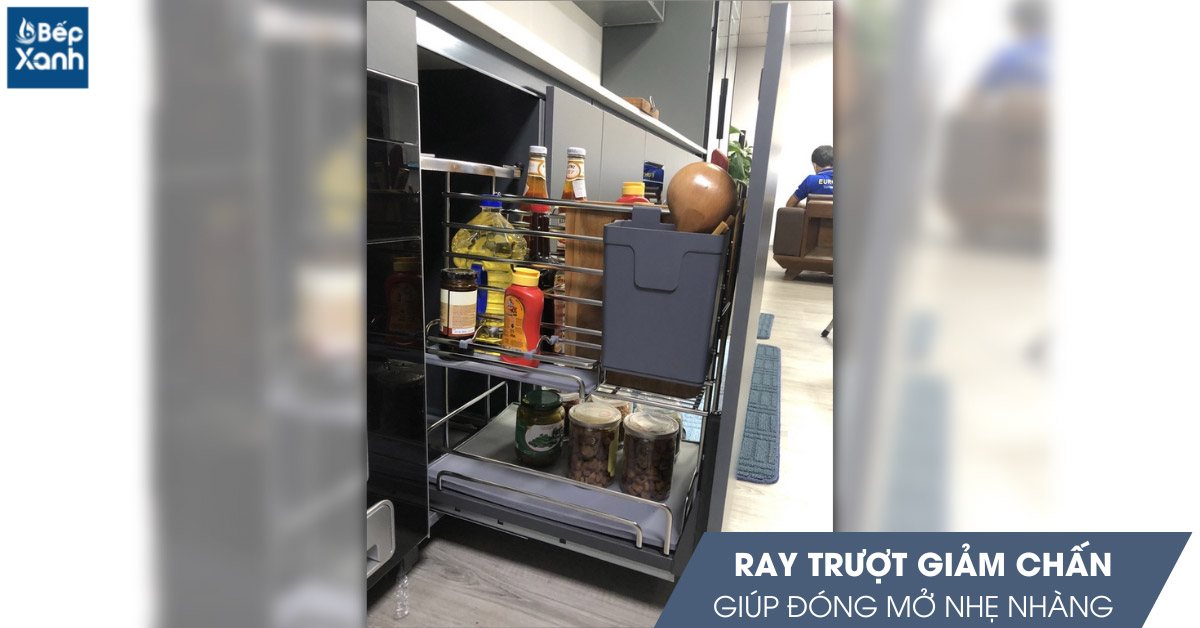 Ray trượt giảm chấn chuyển động nhẹ nhàng