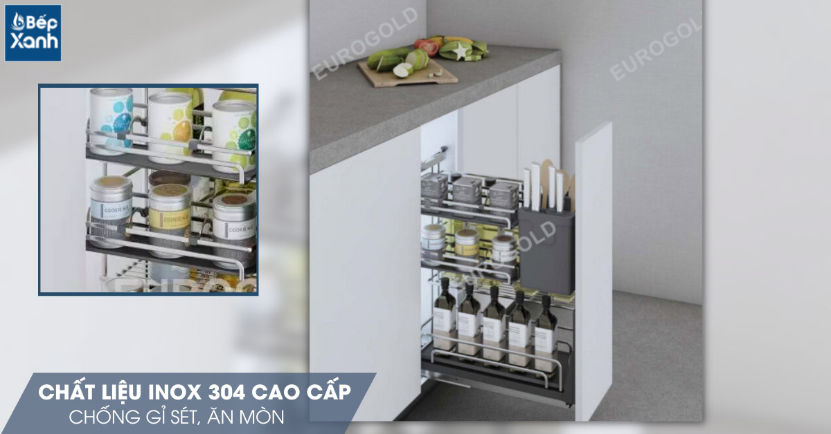 Chất liệu inox cao cấp 304 bền đẹp