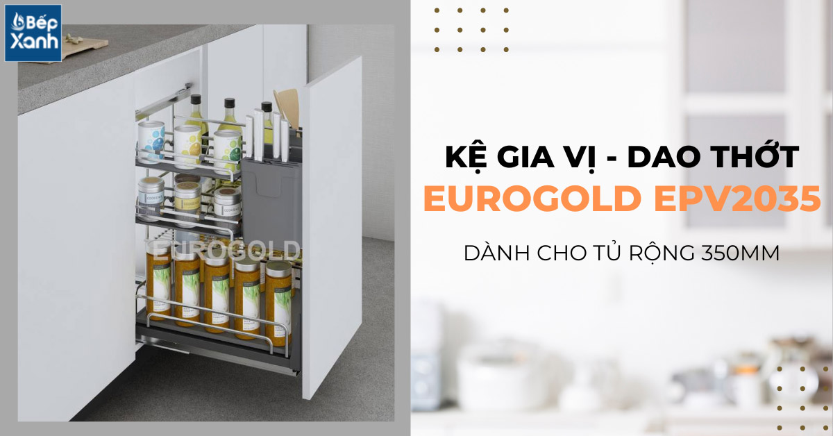 Giá dao thớt gia vị nan Oval Eurogold EPV2035