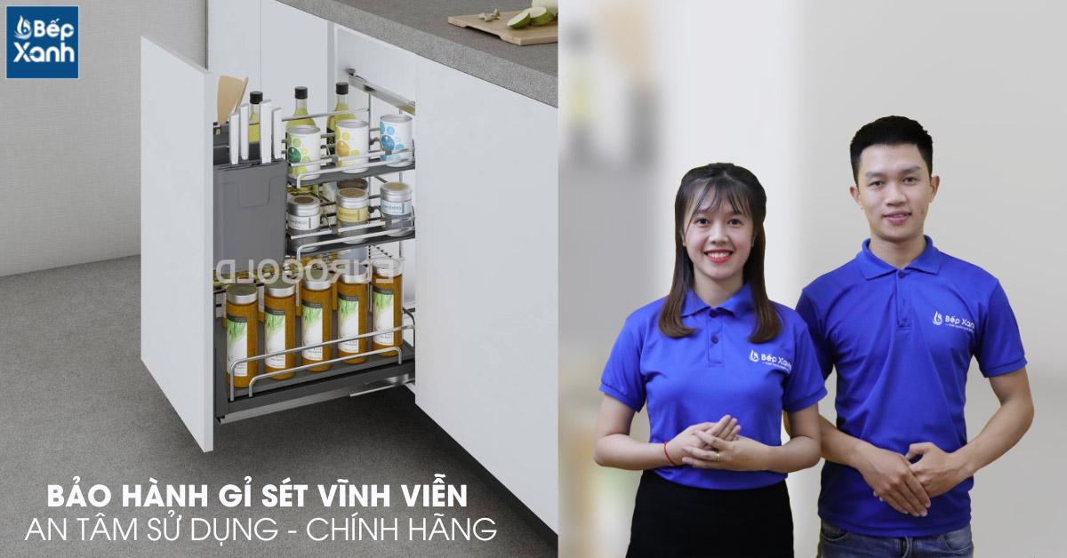 Bảo hành chính hãng gỉ sét vĩnh viễn