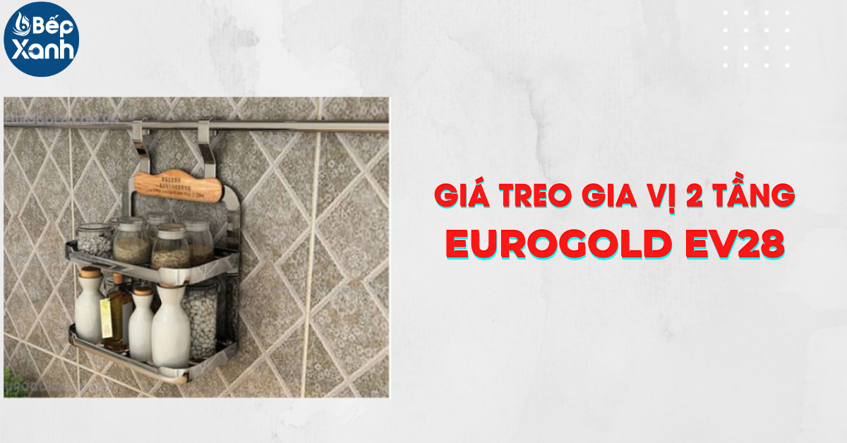 Giá gia vị treo ngoài 2 tầng Eurogold EV28