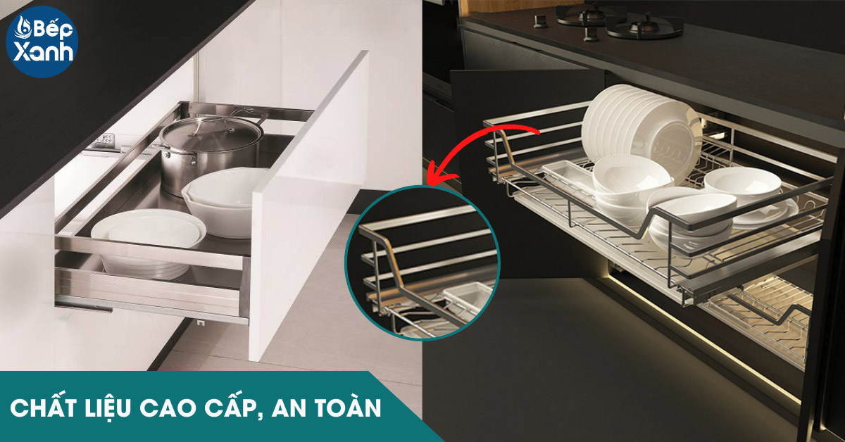 Giá xoong nồi, bát đĩa Garis chất liệu cao cấp