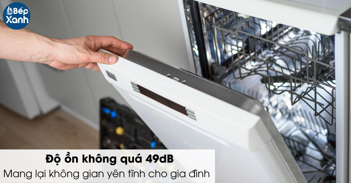 Máy rửa bát Teka độ ồn không quá 49dB
