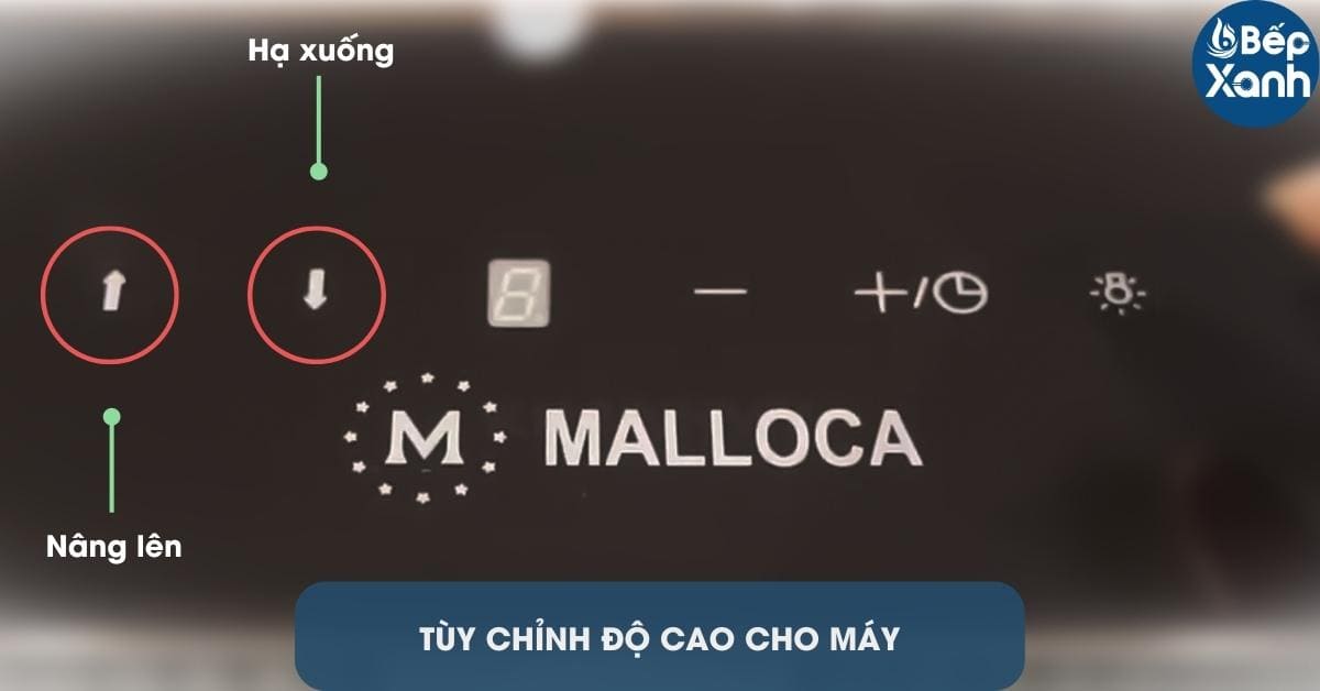 Hướng dẫn nâng lên hạ xuống cho bảng điều khiển cảm ứng