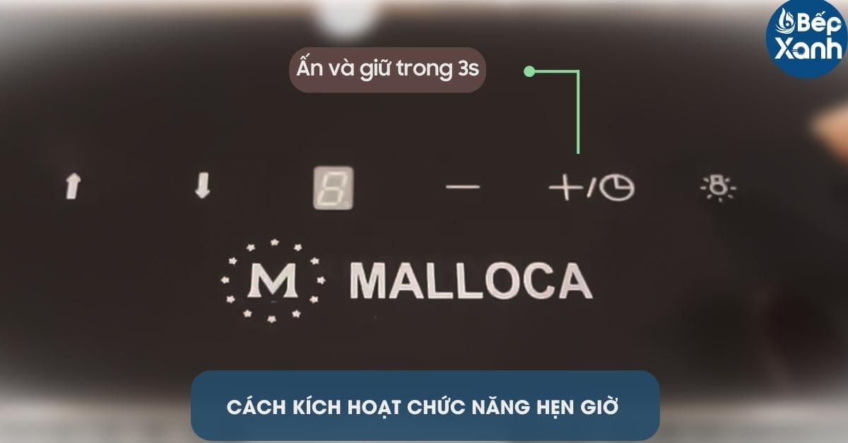 Hướng dẫn sử dụng chức năng hẹn giờ trên bảng điều khiển cảm ứng