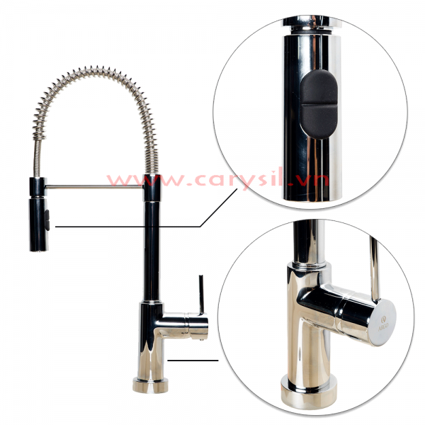 Vòi Rửa Chén Bát Cao Cấp Argo - Mã i-2388 - các chi tiết được làm rất tỉ mỉ - sắc sảo - sang trọng - thanh lịch