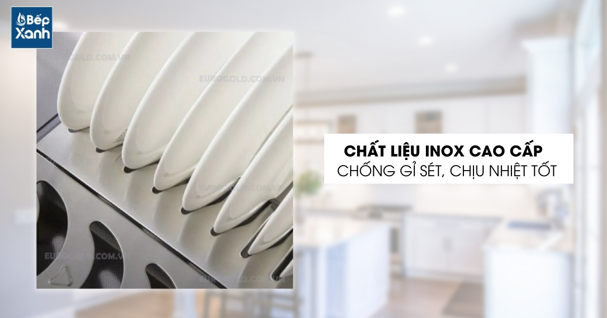 Chất liệu inox luôn bền đẹp theo thời gian