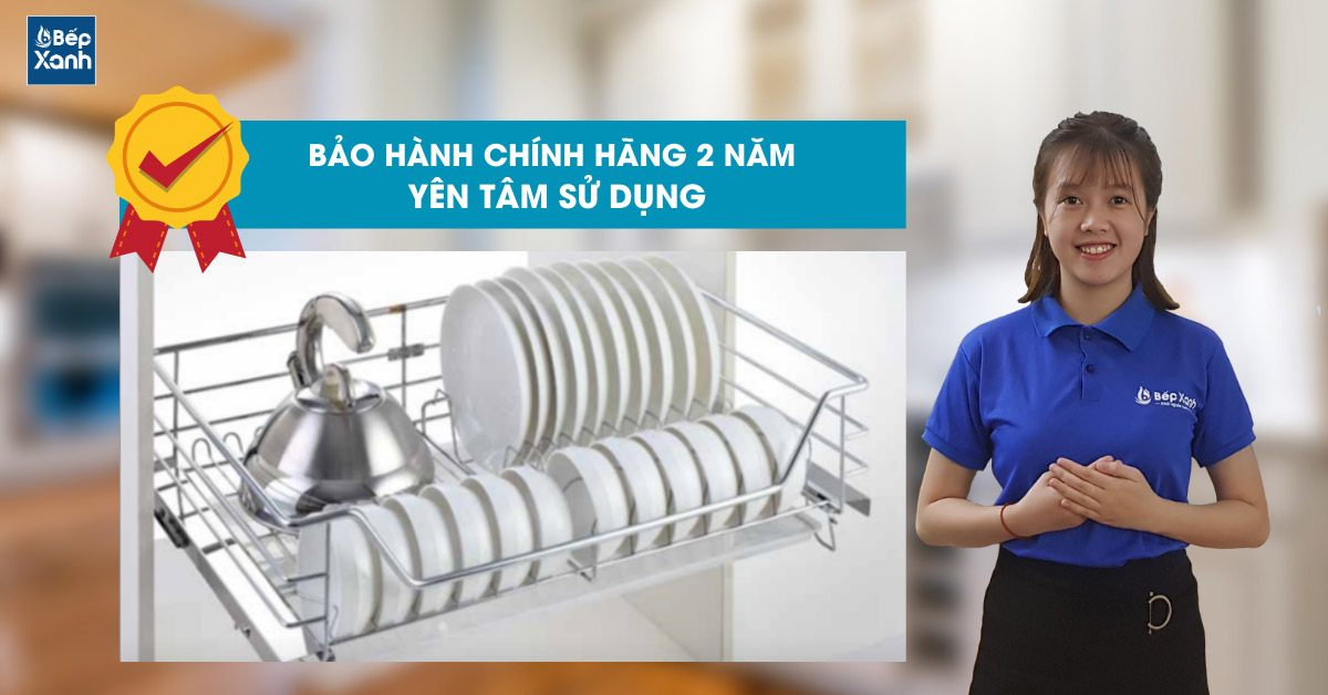 Kệ chén đĩa Eurogold bảo hành 2 năm