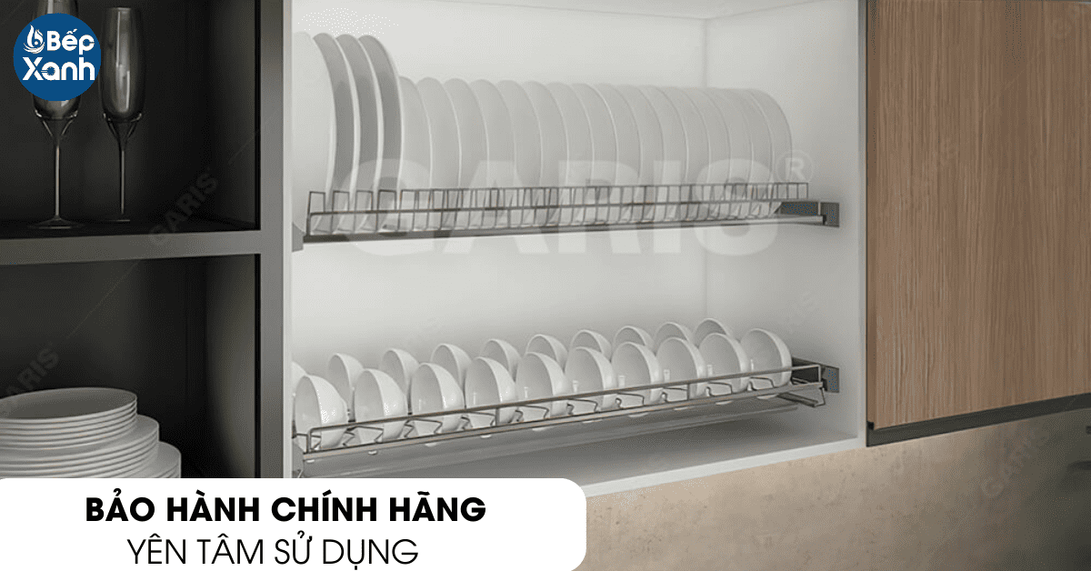 Kệ bát đĩa cố định Garis MB04.60E chính sách bảo hành