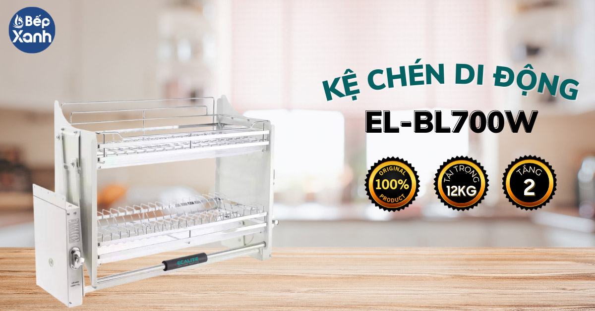 Kệ chén đĩa di động EL-BL700W 