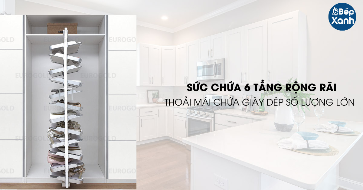  kệ giày thông minh Eurogold EUA1306 sức chứa 6 tầng