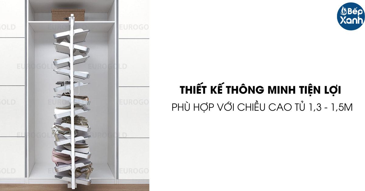 Kệ giày thông minh Eurogold EUA1308 thiết kế thông minh hiện đại