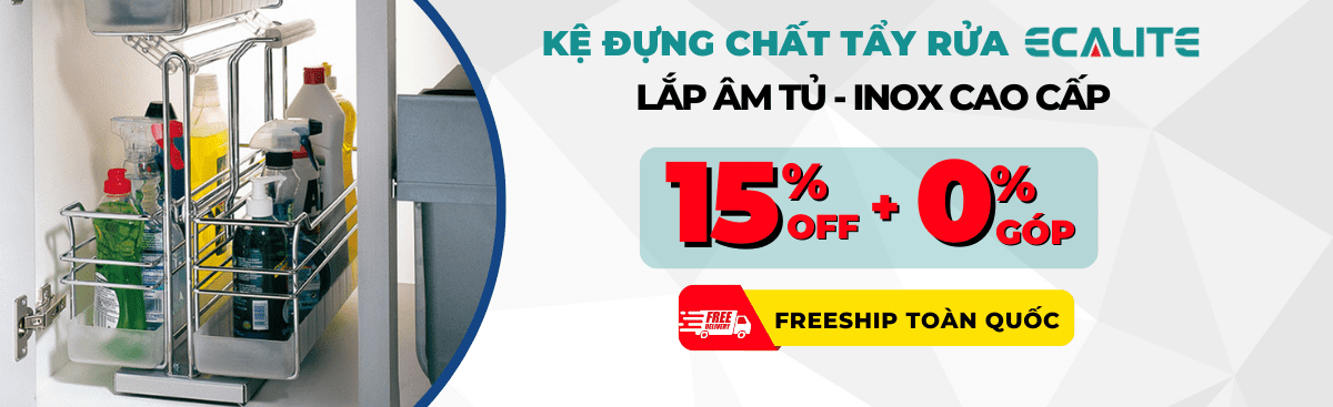 Kệ chai lọ tẩy rửa Ecalite