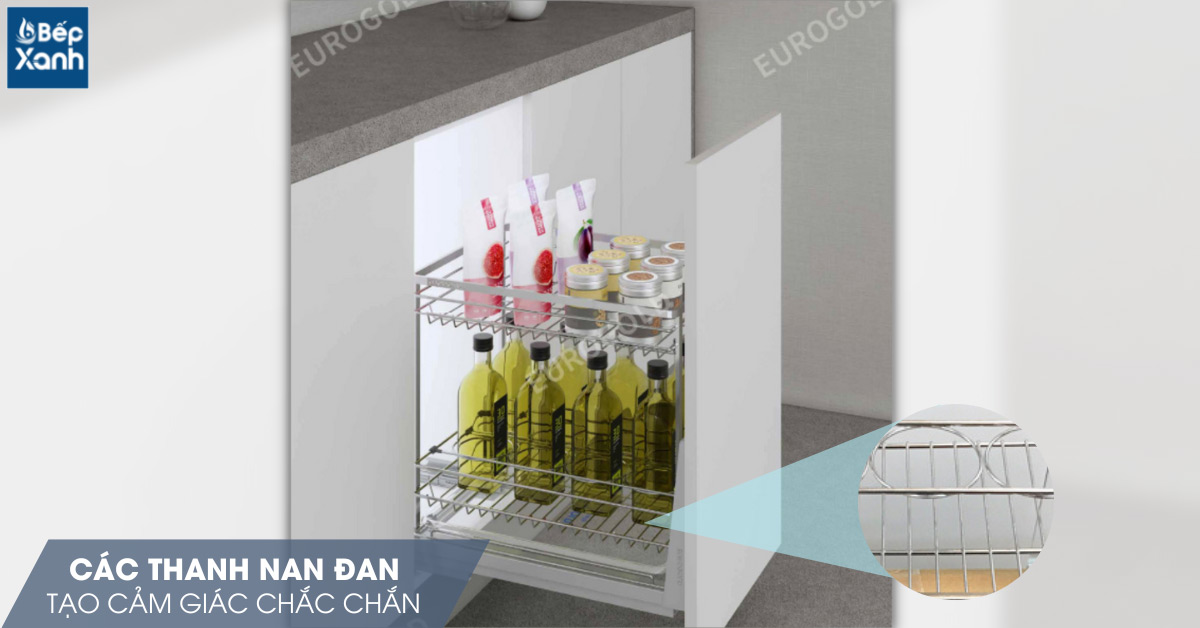 Các thanh nan đan chắc chắn