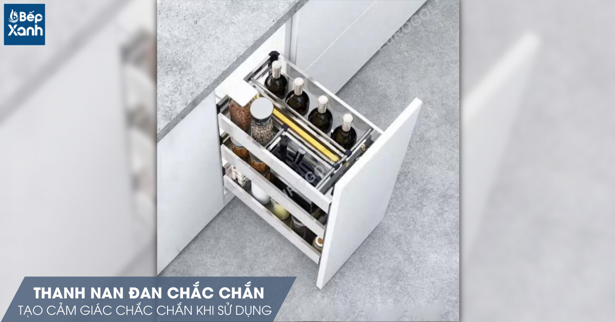 Các thanh nan đan chắc chắn