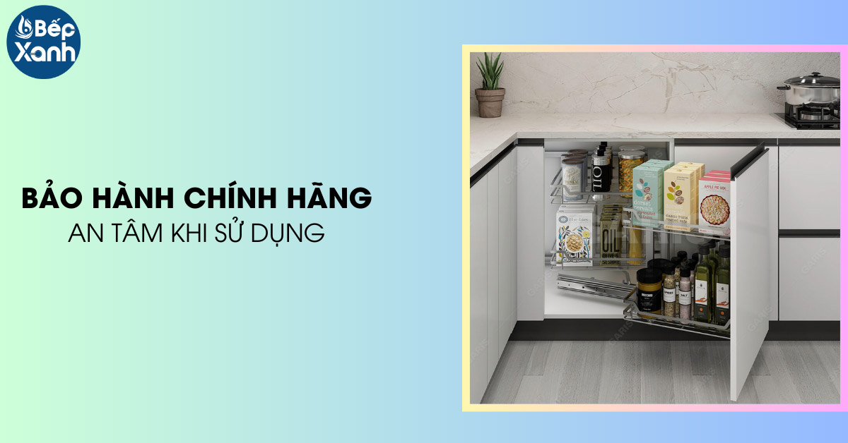 Kệ góc liên hoàn Garis MC02E.45L-R chính sách bảo hành