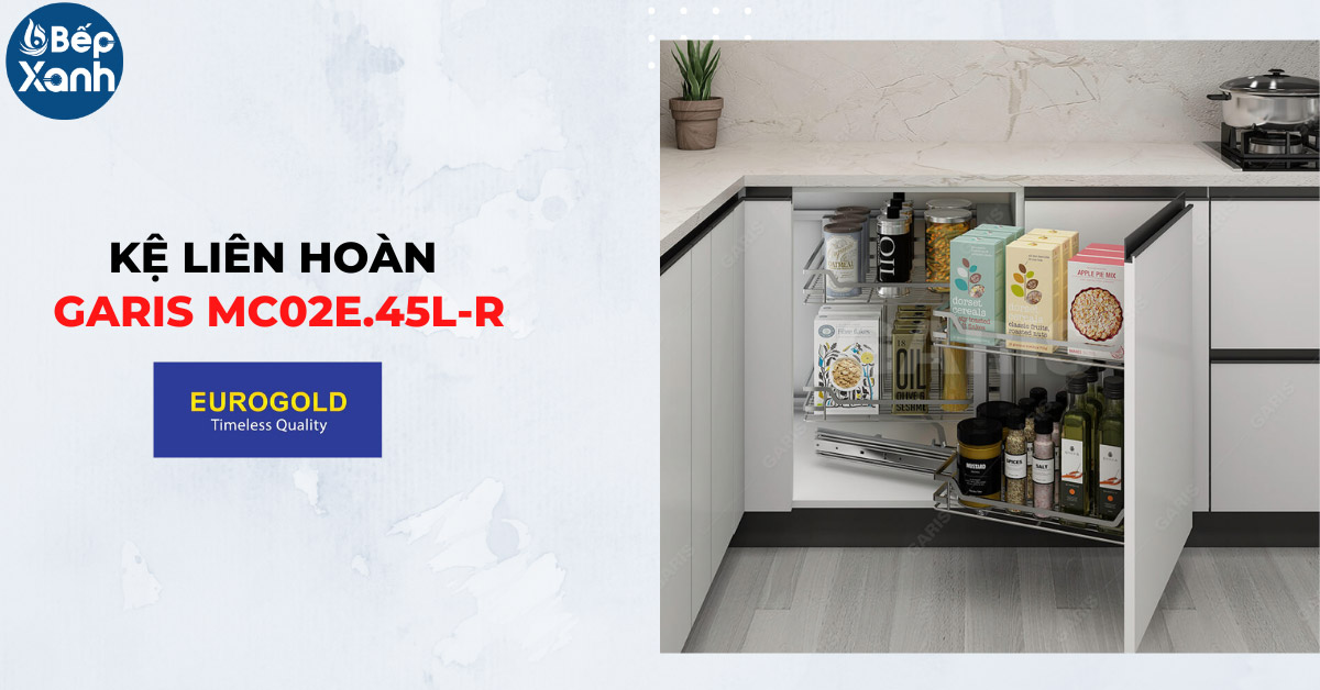 Kệ góc liên hoàn Garis MC02E.45L-R 