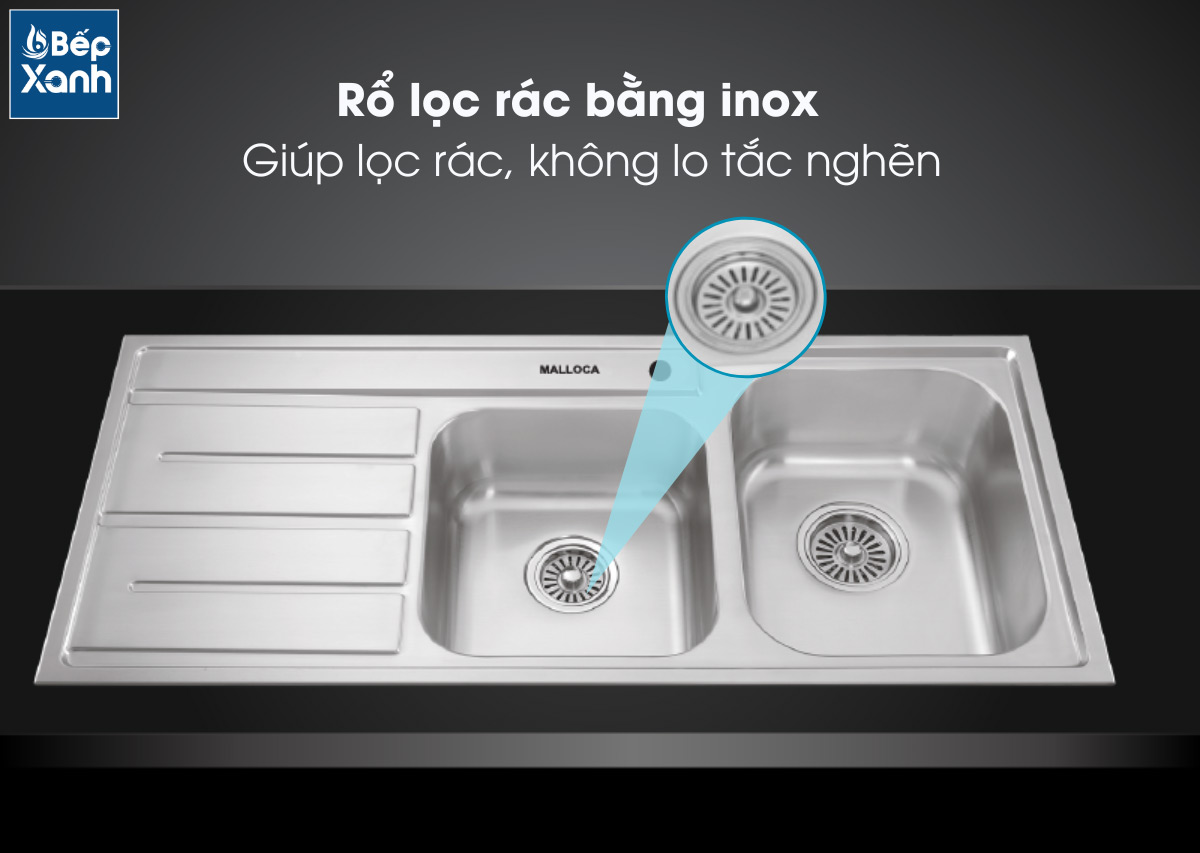 Rổ lọc rác với chất liệu inox Rổ lọc rác với chất liệu inox