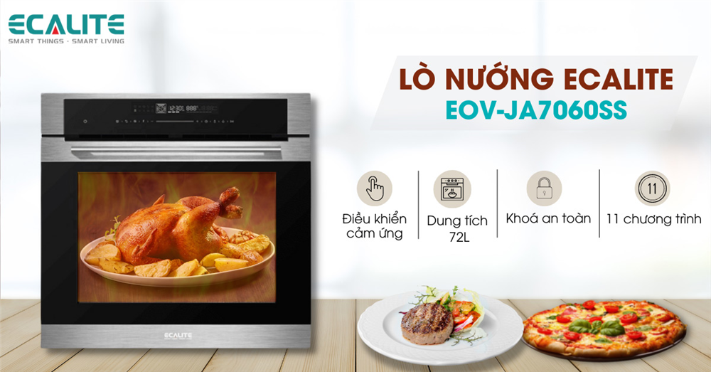 Lò nướng Ecalite EOV-JA7060SS Lò nướng Ecalite EOV-JA7060SS