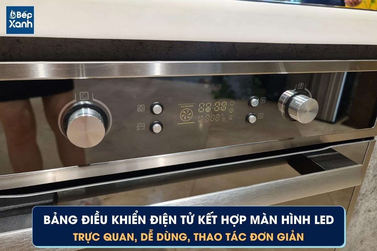 Bảng điều khiển cảm ứng kết hợp màn hình LED