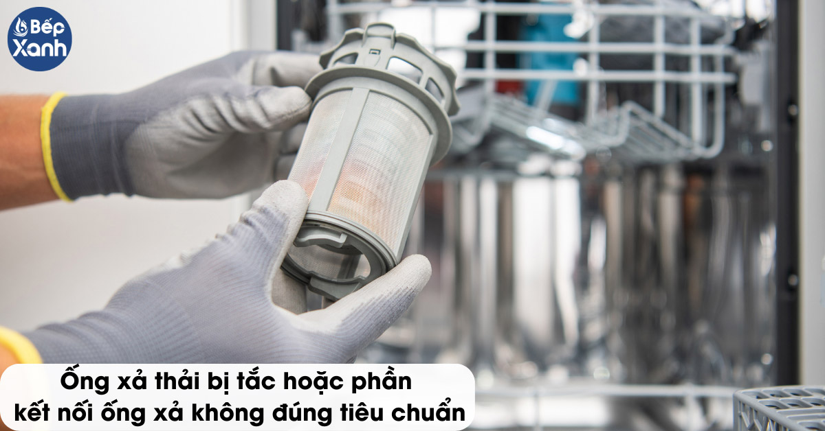 Mã lỗi E24 ống xả thải bị tắc hoặc kết nối sai