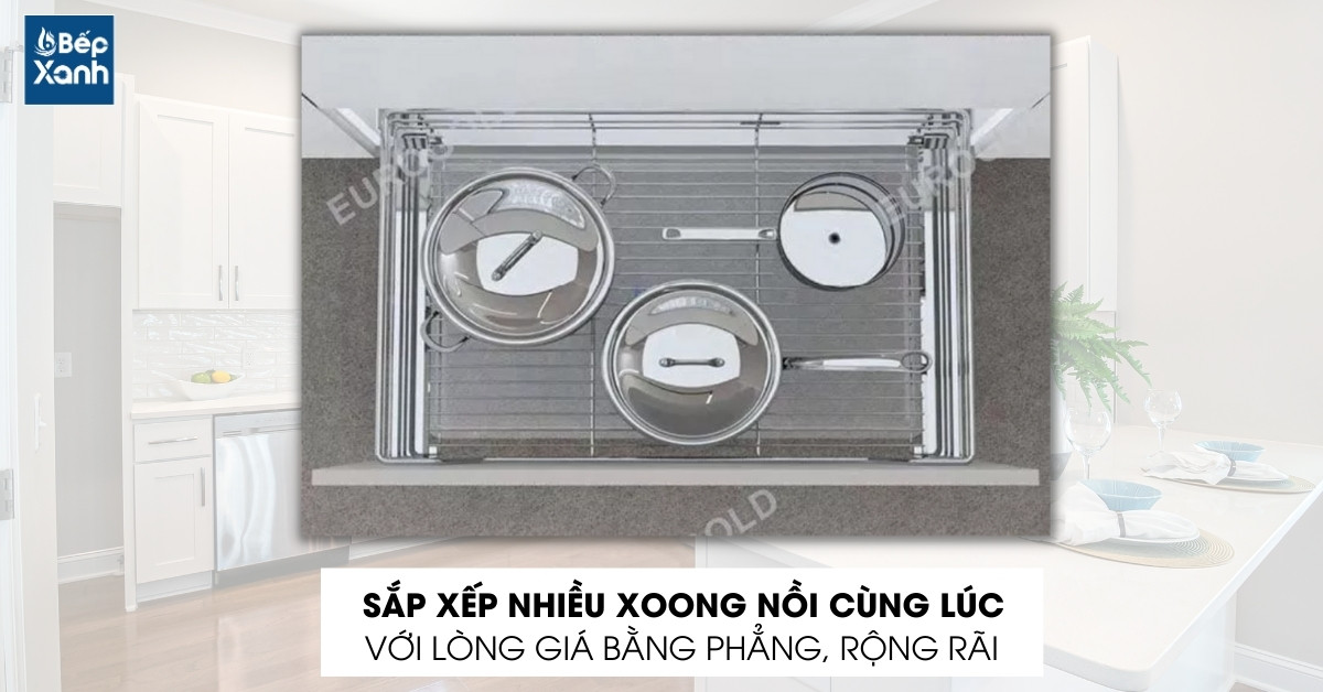 Eurogold EG6160 với lòng giá rộng rãi