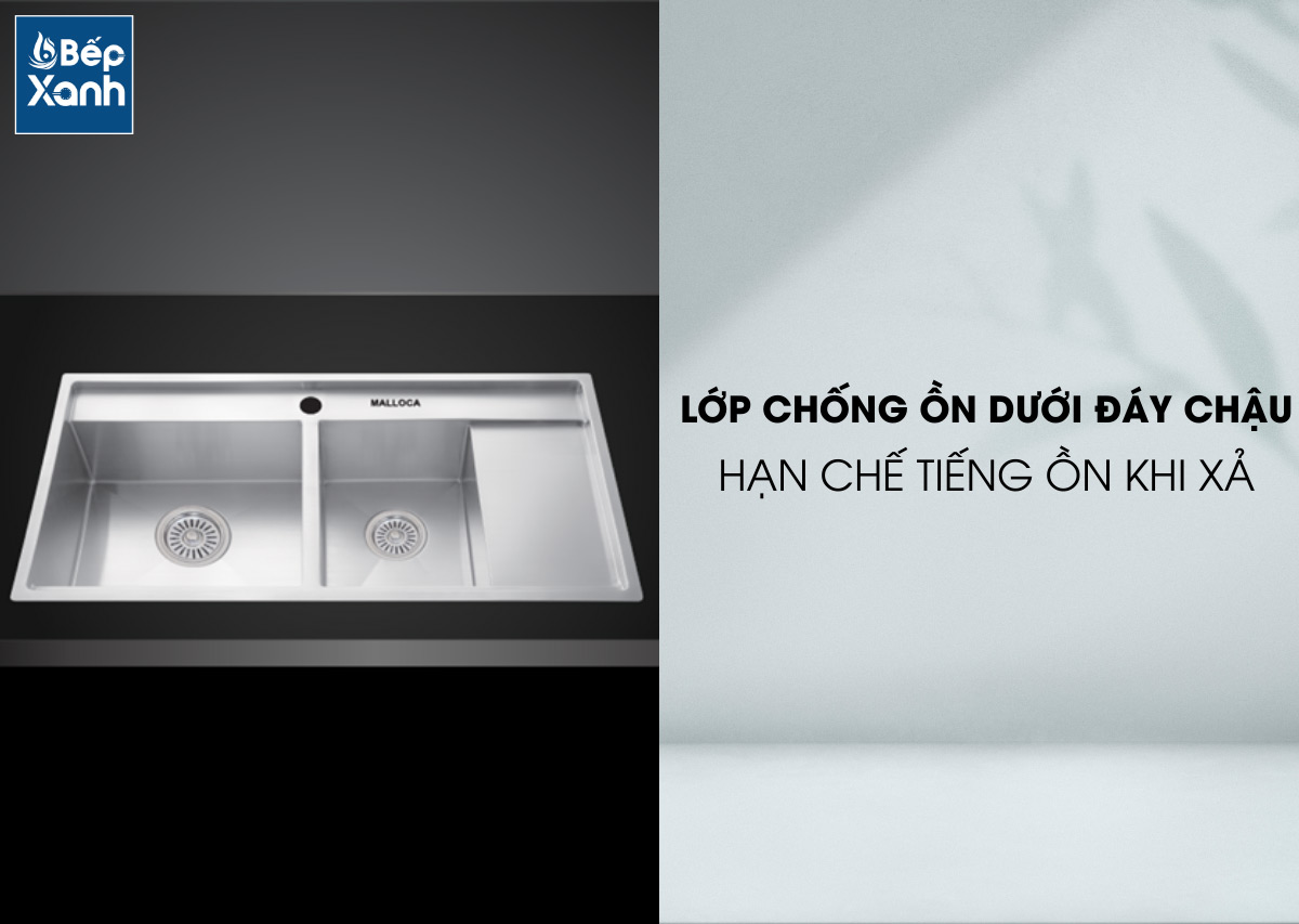 Lớp chống tiếng ồn và chống ngưng tụ nước của chậu rửa chén MS 6305