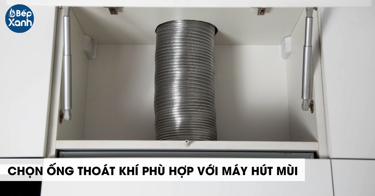 Lựa chọn ống thoát khí với chất liệu và kích thước phù hợp