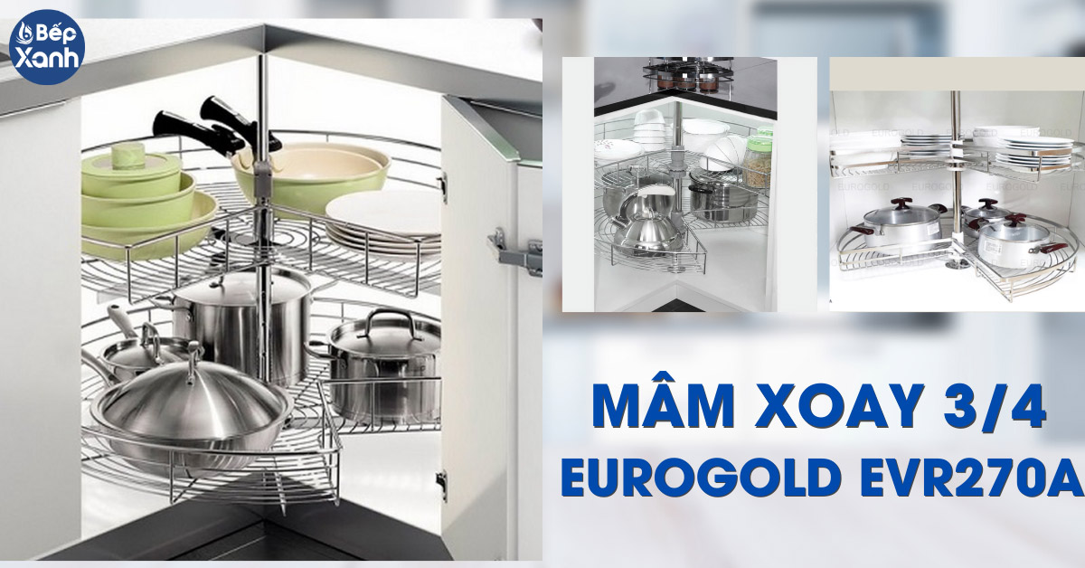 Mâm xoay Inox Eurogold EVR270A