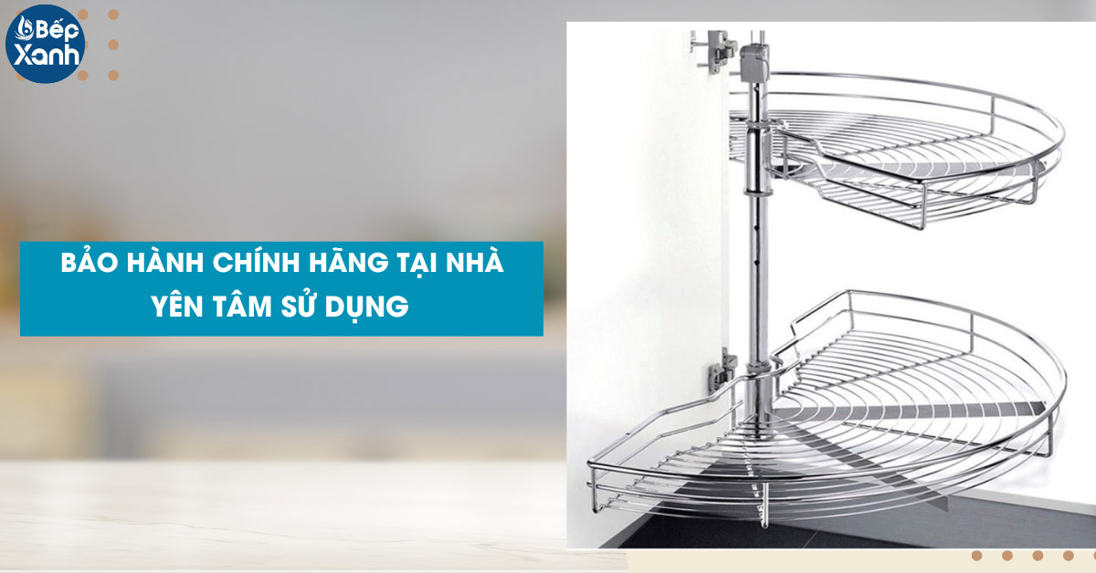 Mâm xoay nan mở 1/2 Eurogold EP180A bảo hành chính hãng
