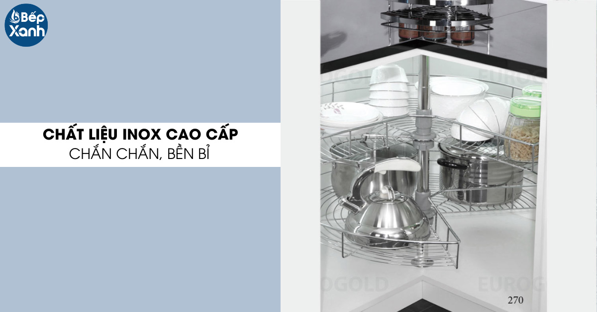 Chất liệu inox mạ crom cao cấp