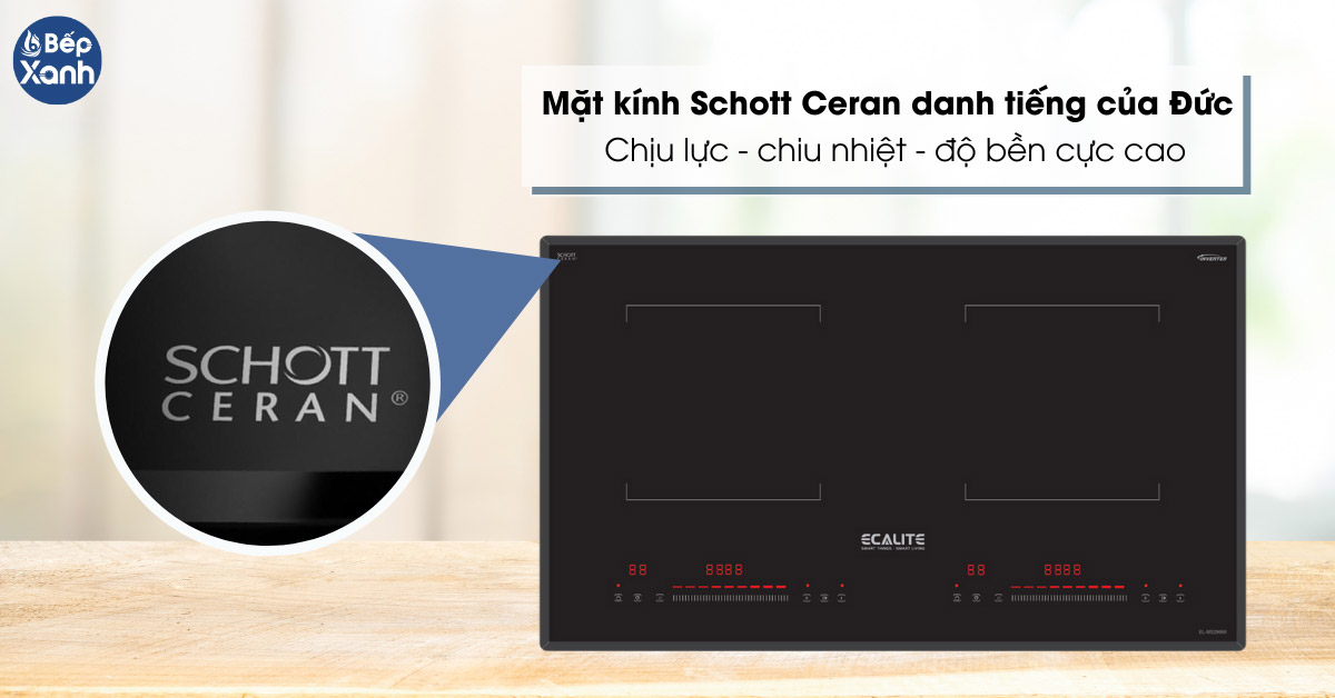 Mạt kính bền bỉ, chịu lực chịu nhiệt tốt