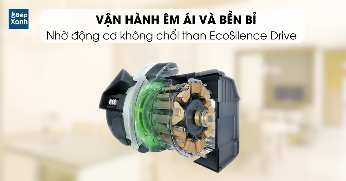 Máy giặt Bosch WGB256A40 vận hành êm ái