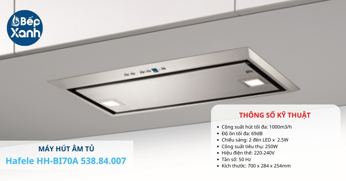 Máy hút mùi kích thước 70cm Hafele HH-BI70A 