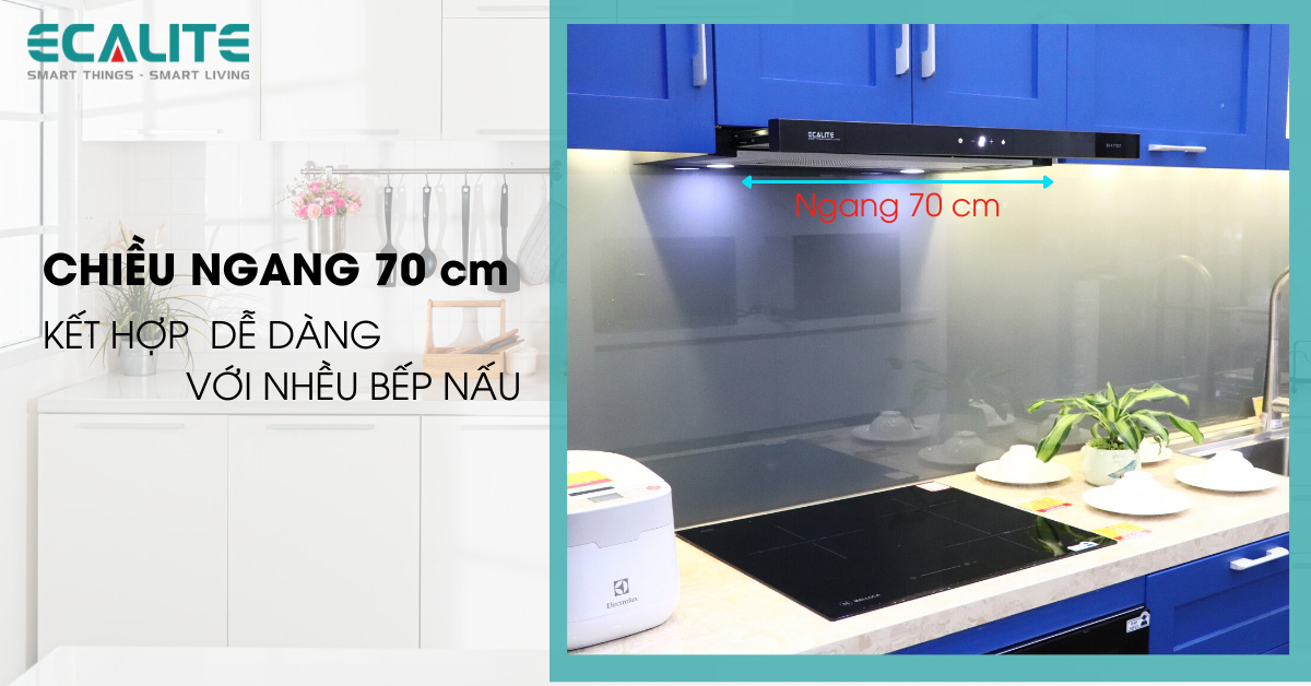 Kích thước máy hút mùi âm tủ EH-AT700T