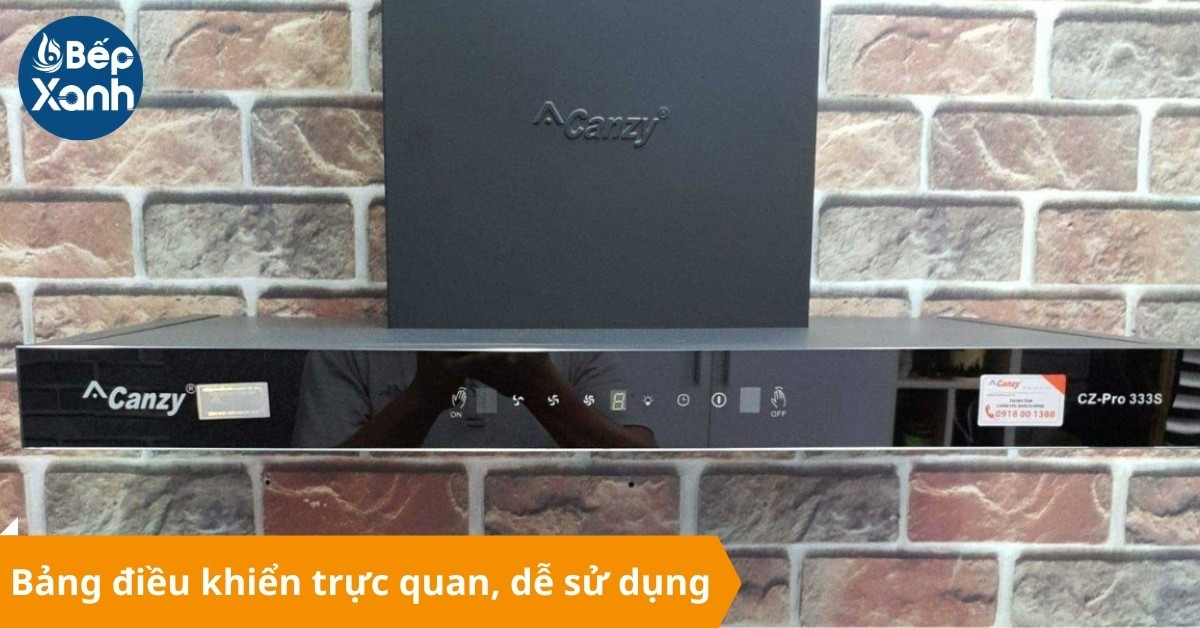 Điều chỉnh dễ dàng với bảng điều khiển trực quan