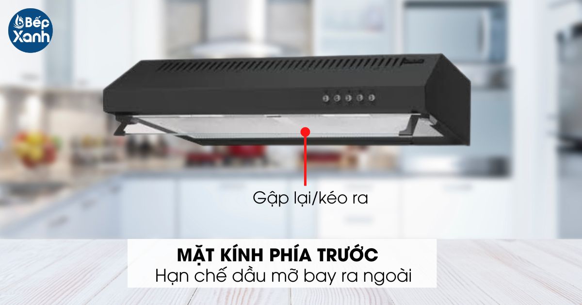 Máy Hút Mùi Faster FS-2070P mặt kính