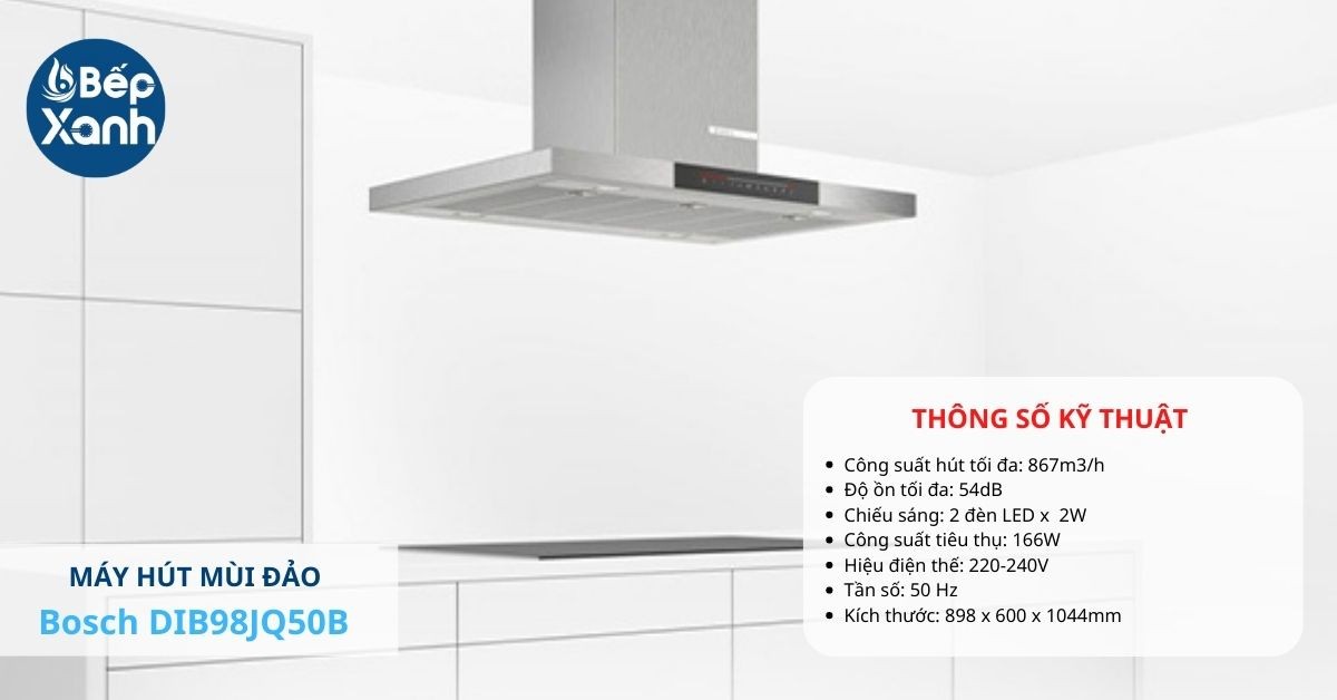 Máy hút mùi đảo Bosch DIB98JQ50B