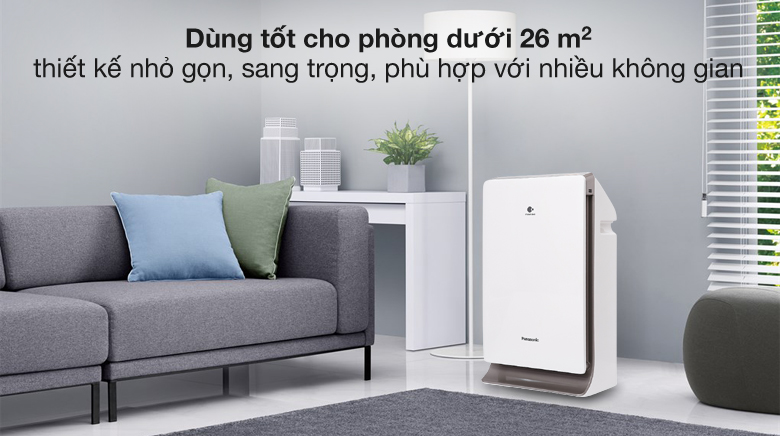 Nhỏ gọn, sang đẹp - Máy lọc không khí Panasonic F-PXM35A-S