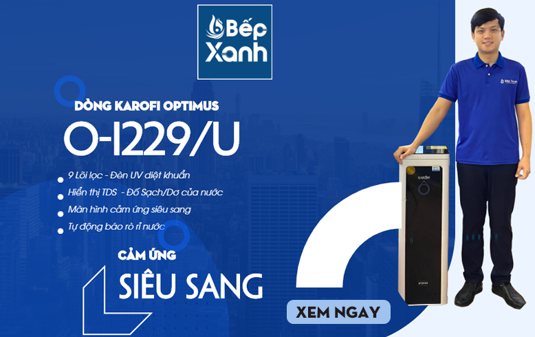 Máy lọc nước Karofi Optimus 9 Cấp UV