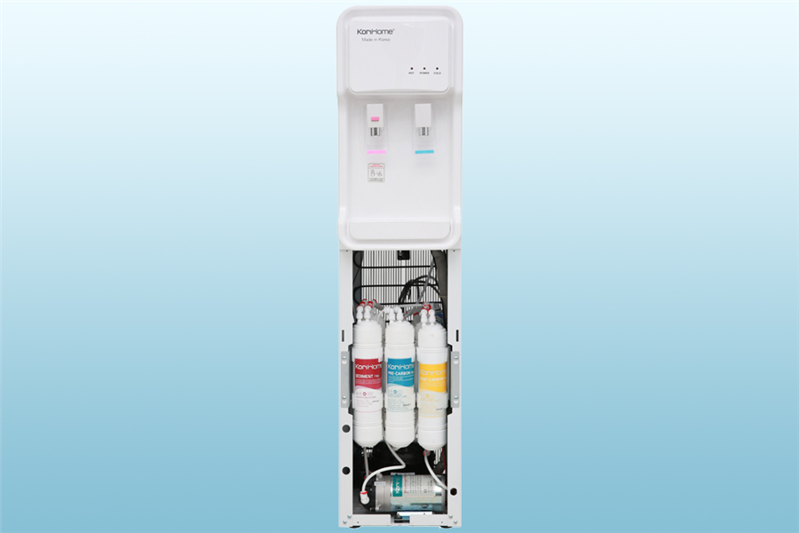 Máy lọc nước RO nóng lạnh Korihome WPK-813 6 lõi - Hệ thống lõi lọc Hàn Quốc đúc nguyên khối vô trùng