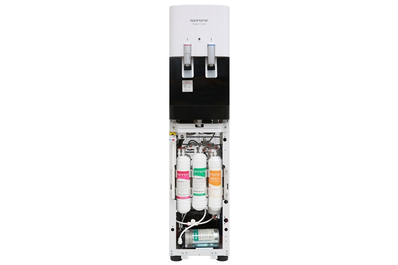 Lõi lọc lớn đến 10 inch giúp tăng tốc độ lọc nước tối đa, công suất lọc đạt tới 15 lít/h - Máy lọc nước RO nóng lạnh KoriHome WPK-818-S 6 lõi