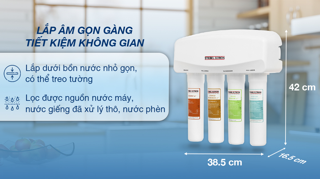 Máy lọc nước RO Stiebel Eltron Glacier - Thiết kế