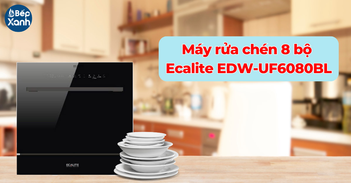 Máy rửa chén mini Ecalite EDW-UF6080BL