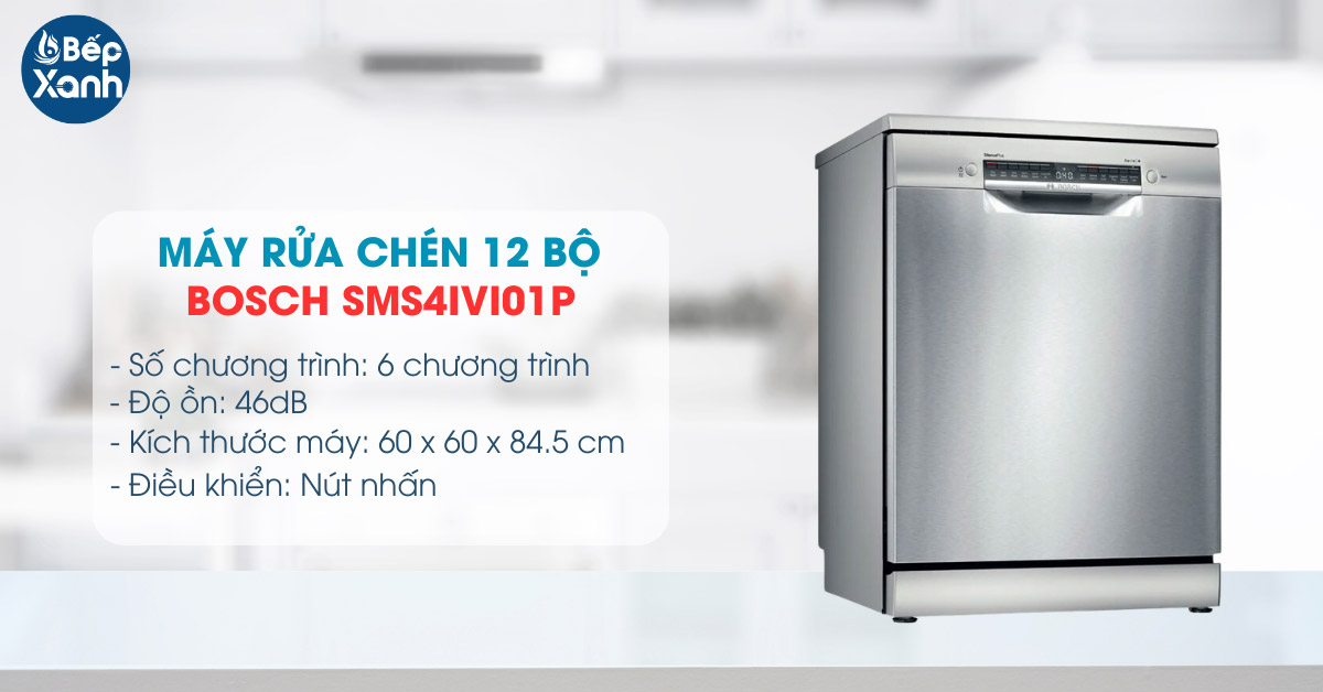 Máy rửa chén độc lập Bosch SMS4IVI01P