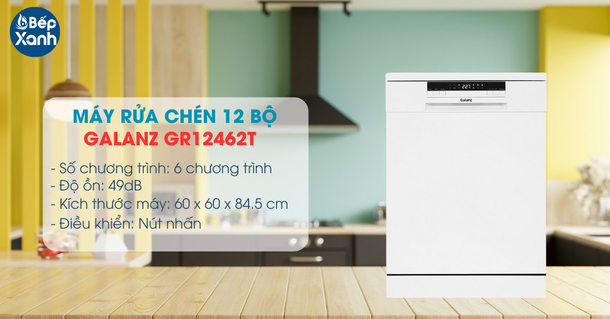 Máy rửa chén độc lập Galanz GR12462T