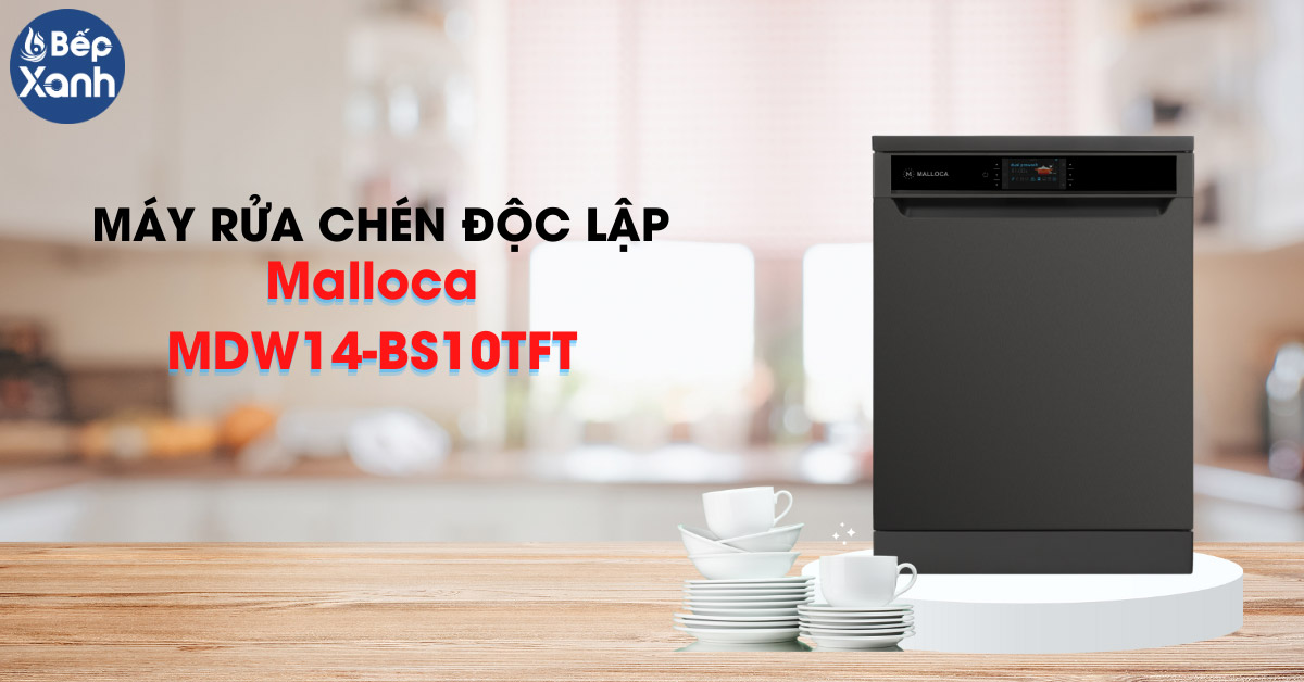 Máy rửa chén Malloca MDW14-BS10TFT