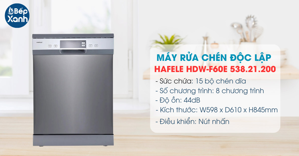 Máy rửa bát độc lập Hafele HDW-F60E 538.21.200