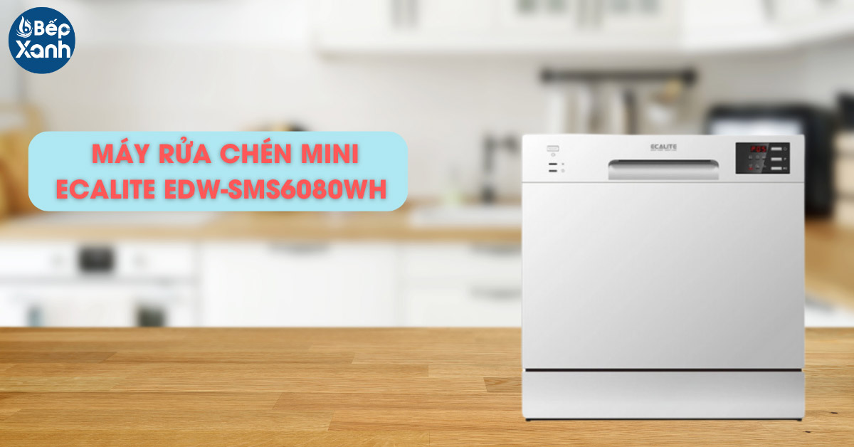 Máy rửa chén Ecalite EDW-SMS6080WH